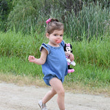 Pink & White Scattered Polka Dot Anna Bow
