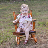 Navy Blue Evy Bow, Newborn Headband or Clip