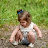 Paint Splatter Evy Bow, Infant Headband