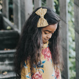 Campfire Orange Linen Rona Bow