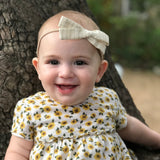 Purple & White Polka Dot Leni Bow, Headband or Clip