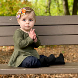 Sage Green Polka Dot Bow Tie OR Anna Bow