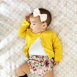 Pink & White Scattered Polka Dot Anna Bow