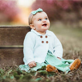 Tiny Yellow & Pink Floral Belle Bow, Tuxedo Bow