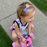 Summer Melon Evy Bow, Newborn Headband or Clip