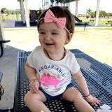 Fuchsia Floral Belle Bow, Tuxedo Bow