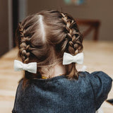 Mini-Felt Newborn Headbands, Tiny Baby Bow Set